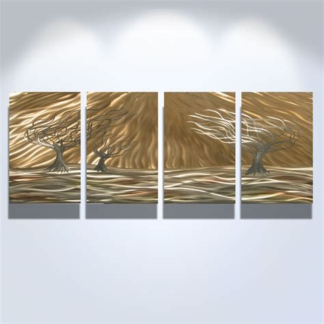 15 Best Collection of Abstract Metal Wall Art Panels