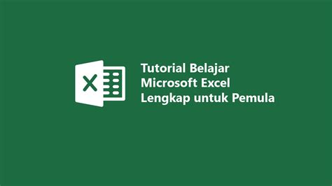 Tutorial Belajar Microsoft Excel Lengkap Untuk Pemula Itkoding