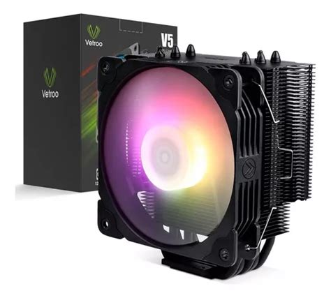 Disipador Vetroo V5 Black Argb 120mm Intel Y Amd Led Negro MercadoLibre