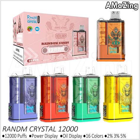 Fumot Randm Crystal 12000 Cigarettes Électroniques Jetables R Et M Mesh Coil Vaporisateurs Vapen