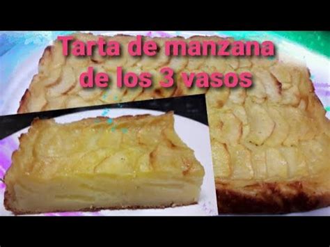 Tarta De Manzana De Los Tres Vasos La Cl Sica De Mi Infancia Youtube