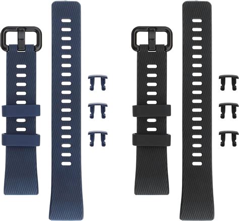 Ecsing Silicone Watch Strap Compatible With Huawei Band 4 Pro Band 3 Pro Band 3