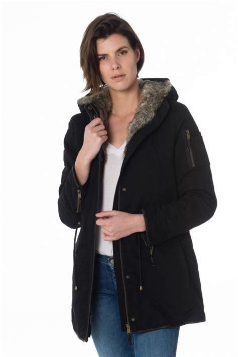 Veste Femme Kaporal Topaz Black Cuir