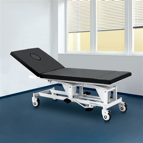 X14 Examen médical hydraulique Saikang Table pliable en acier