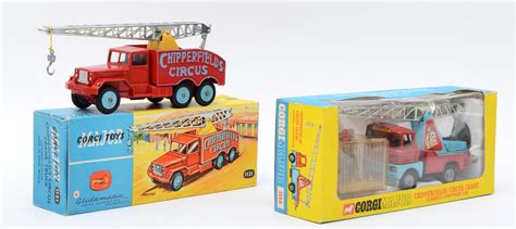 Corgi Toys Major Chipperfields Circus Crane Scammell Handyman Cab