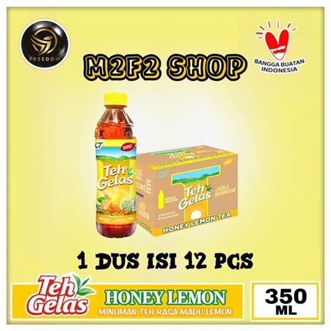 Jual Teh Gelas Honey Lemon Tea Botol Plastik Pet 350 Ml Kemasan