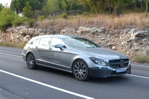 Mercedes Benz Cls Shooting Brake X218 Facelift Spied Testing Autoevolution