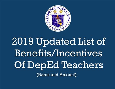 Deped Memos Orders And Results Full List Of Benefits Of Deped Teachers