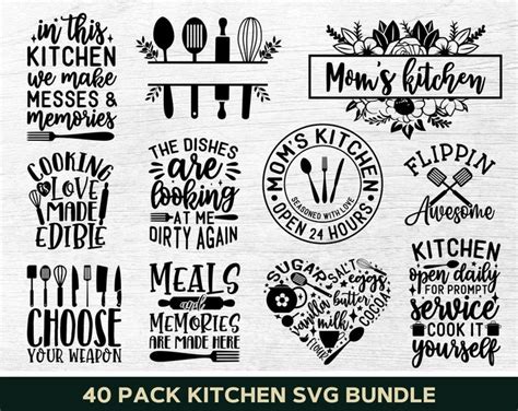 Meals And Memories Svg Mimis Kitche Svg Made With Love Svg Nannys