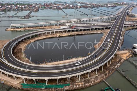 Uji Coba Jalan Tol Semarang Demak Seksi Ii Antara Foto