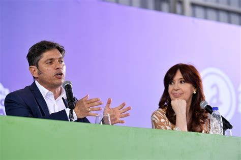 Axel Kicillof Y Cristina Kirchner Parten El Hielo En Medio De Una