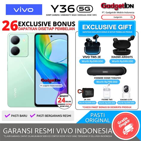 Jual Vivo Y G Nfc Gb Gb Extended Ram Garansi Resmi Vivo