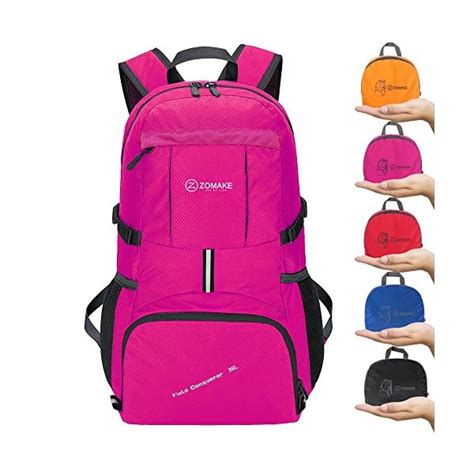 ZOMAKE Mochila Plegable Ligera 35L Mochilas Compacta Con Resistencia