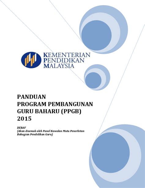 Pdf Panduan Program Pembangunan Guru Baharu Ppgb 2015 By Fihp Sktm2