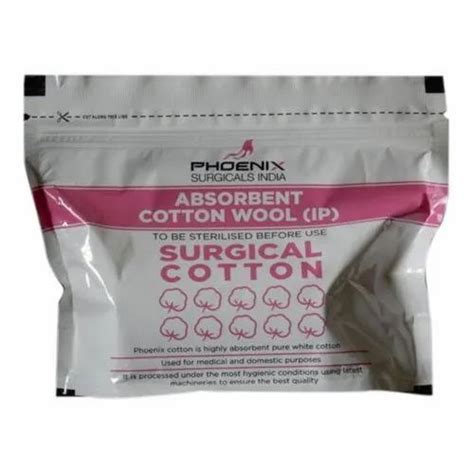 Phoenix Surgicals White Absorbent Surgical Cotton Wool For Hospital