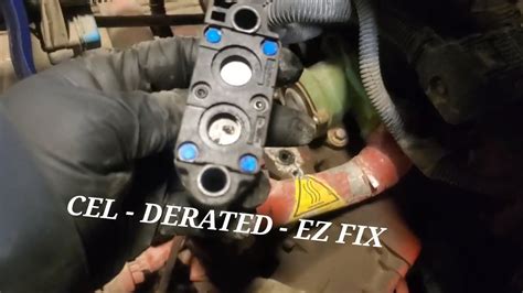 Cummins L9 Derate Cel Ez Fix Code 1866 Egr Differential Pressure Repair Youtube