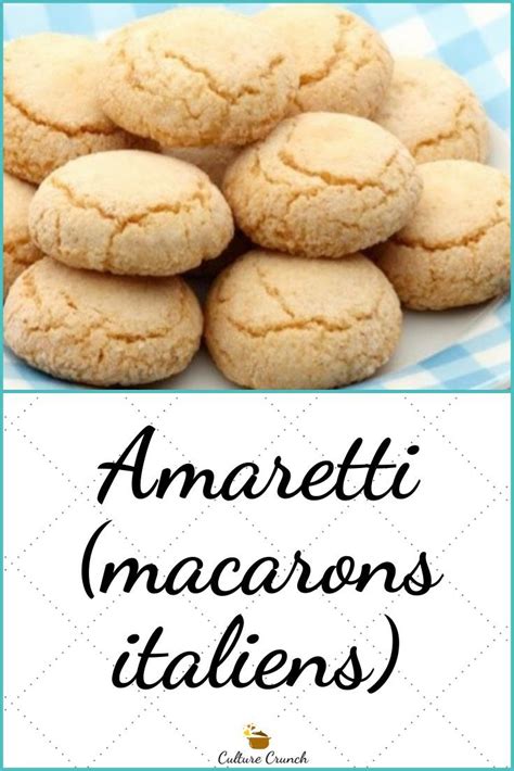 Amaretti Macarons Italiens La Recette Facile Artofit