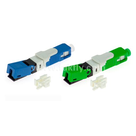 FTTH Sc APC conector rápido de fibra óptica SC Conector mecánico