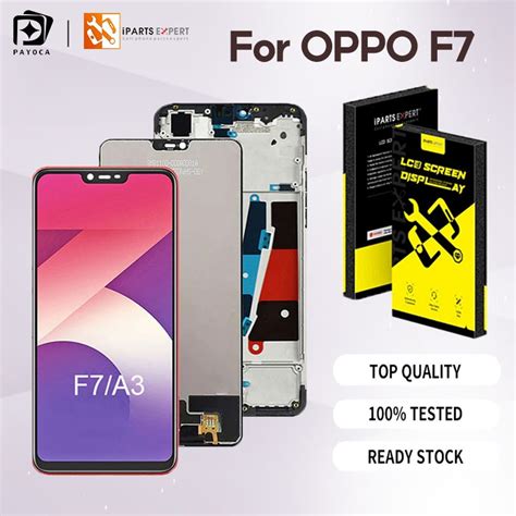 IPARTSEXPERT Original LCD For OPPO F7 CPH1819 CPH1821 LCD Frame Touch