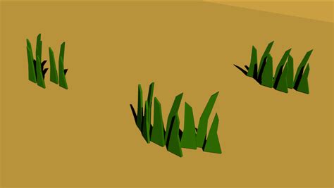 Low Poly Grass Game Asset Undziecreative Blog