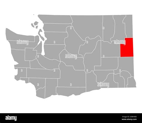 map  spokane  washington stock photo alamy
