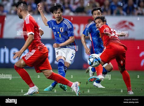 Japans Kaoru Mitoma During The Kirin Challenge Cup 2023 Match Between