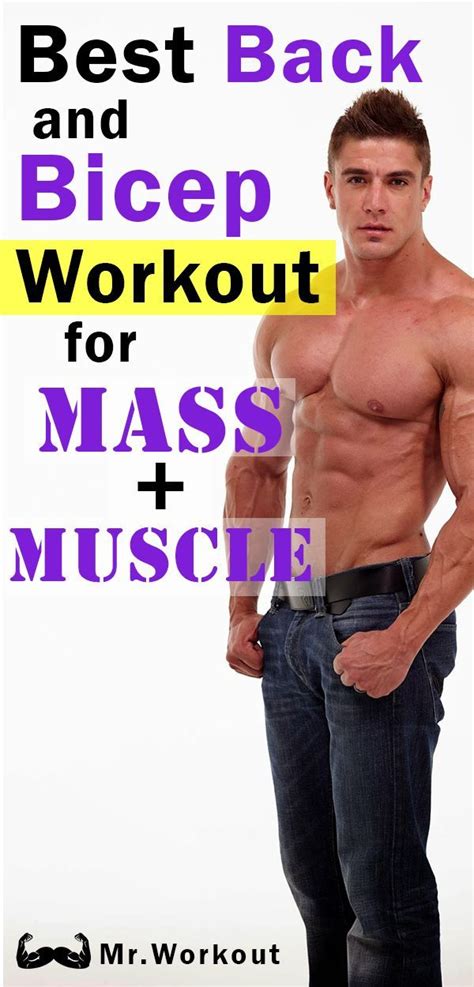 Best Back And Bicep Workout For Mass Superset Back And Bicep