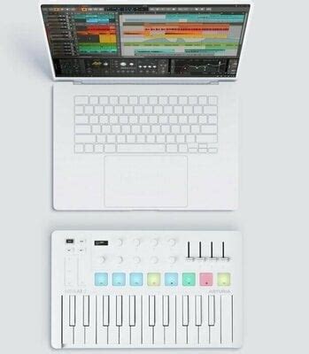 Arturia MiniLab 3 MIDI Keyboard Alpine White Muziker