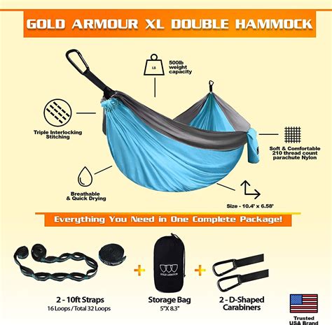 Gold Armour Camping Hammock Review