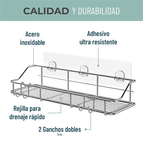 Ripley Organizador De Ducha Repisa Ba O Adhesivo Set Inoxidable