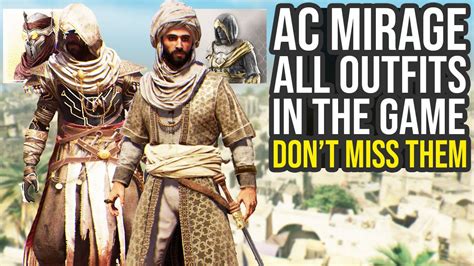 Assassins Creed Mirage All Outfits And How To Get Them Ac Mirage All