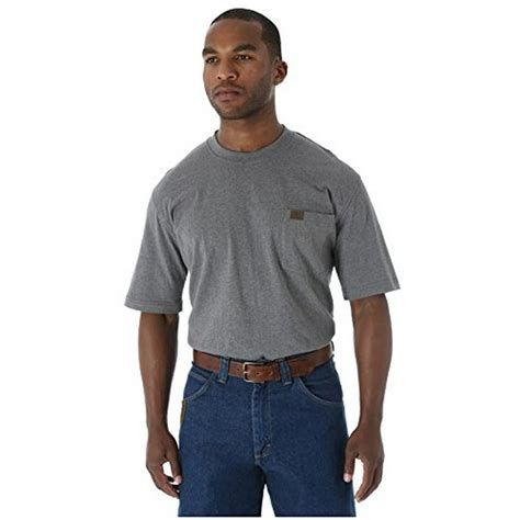 Wrangler Mens Riggs Workwear By Wrangler Short Sleeved Pocket T