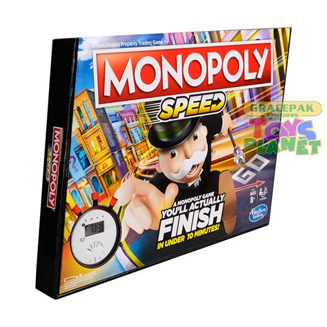 Hasbro Gaming E7033 Monopoly Speed Board Game