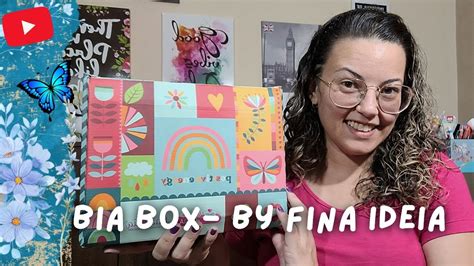 BIA BOX 33 By Fina Ideia Unboxing Clube De Papelaria De Assinatura