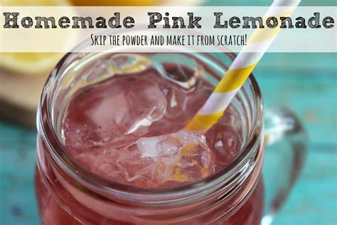 Homemade Pink Lemonade Recipe Moms Need To Know