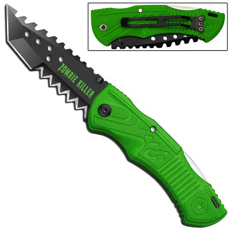 Zombie Killer Pocket Folding Tanto Knife 6F4 CH0107