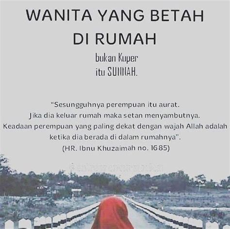 Keutamaan Wanita Yang Betah Di Rumah