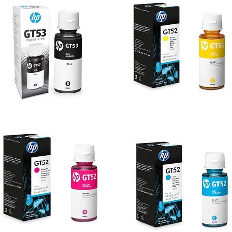 Hp Gt Gt Color Set Genuine Official Ink Bottle For Gt