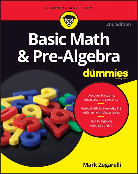 Basic Math And Pre Algebra For Dummies