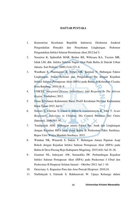 PDF DAFTAR PUSTAKA 1 Kementrian Kesehatan Republik Indonesia