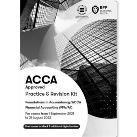 BPP ACCA F3 Financial Accounting FFA FA Practice And Revision Kit