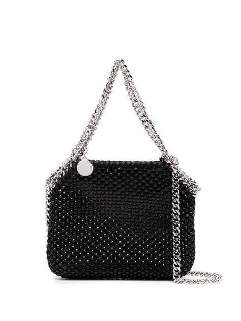 Stella Mccartney Falabella Crystal Embellished Shoulder Bag Farfetch