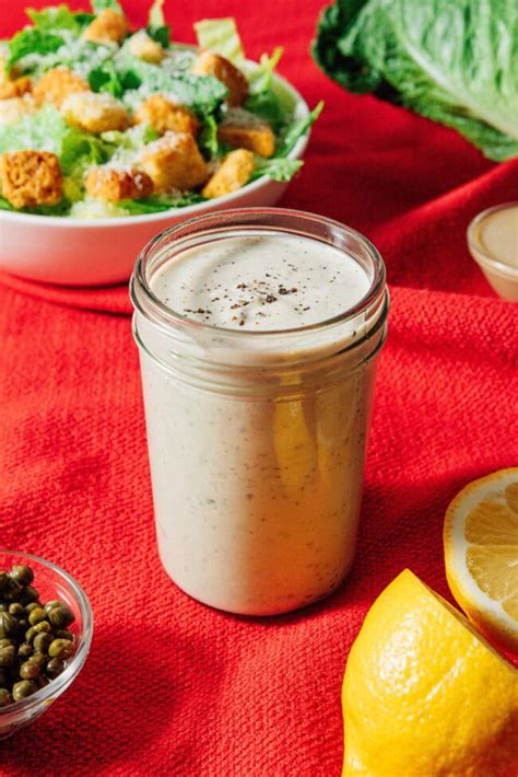 Vegan Tahini Caesar Dressing Live Eat Learn