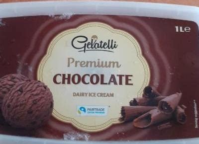 Gelatelli Premium Chocolate Dairy Ice Cream Kalorie Kj I Warto Ci