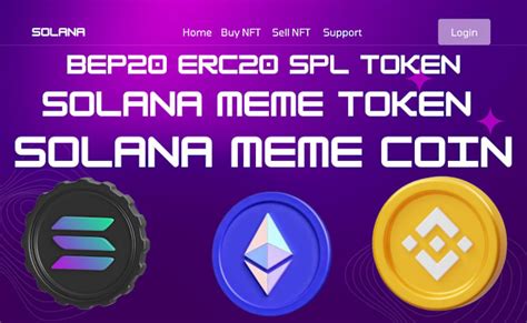 Solana Meme Coin Solana Meme Token Solana Memecoin Solana Token Crypto Token By Blockchainbtc