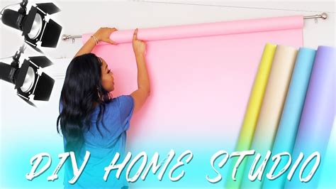 Diy Home Studio For Youtube Videos Backdrops For Youtube Videos