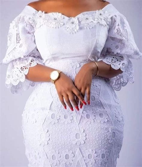 Latest White Lace Styles For Aso Ebi And Owambe Artofit