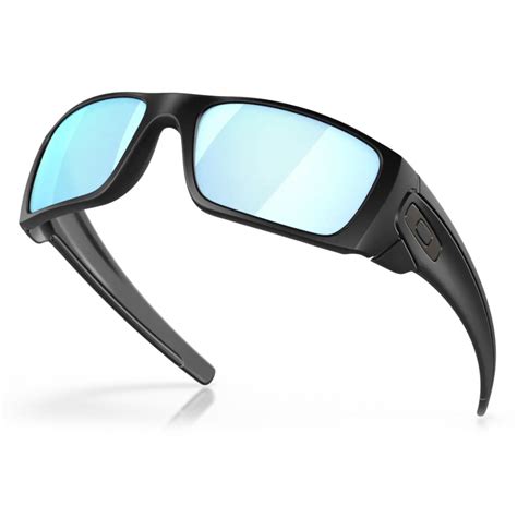 Oakley Fuel Cell Prizm Deep Water Polarized Matte Black Sunglasses Oakley Eyewear