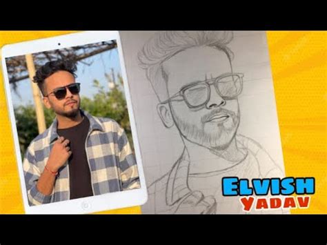 Elvish Yadav Drawing Rao Sahab Drawing Outline Tutorial