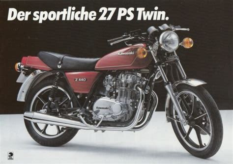 Prospekt Kawasaki Z Prospekt Flyer Blatt Seiten Aus